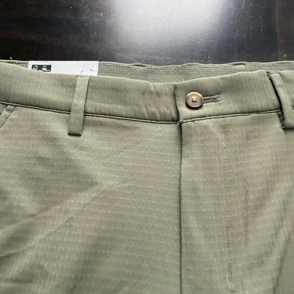 Stretch Short Olive Stretch Shorts Size 30 - Picture 6 of 7